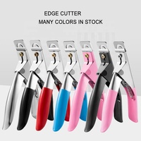 Coupe-ongles professionnels de style français pour extension d'ongles, coupe-pointes artificielles en forme de U