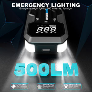 Démarreur Autonome Puissant 20000mAh pour <span class=keywords><strong>Voiture</strong></span> 12V 24V avec Compresseur d'Air et Gonfleur de Pneus Portable Robuste - Product Image 5