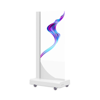 Système avancé Win10 Professional avec écran tactile OLED transparent, résolution 1080p, 600 nits, pour les magasins de détail et les centres commerciaux