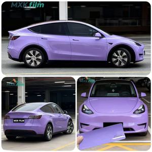 <span class=keywords><strong>Film</strong></span> de protection de voiture en vinyle ultra brillant effet caméléon rouge bleu violet pour carrosserie complète - Product Image 2