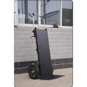 Oem Ondersteunde Draagbare Opvouwbare Elektrische Traptransporter Stalen Vierwielige Kruiwagen Voor Het Transport Van Meubels En Gereedschap - Product Image 2