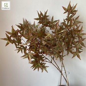 Vente en gros 73cm de feuilles artificielles <span class=keywords><strong>d</strong></span>'<span class=keywords><strong>automne</strong></span> orange en soie <span class=keywords><strong>d</strong></span>'érable <span class=keywords><strong>D</strong></span>écoration <span class=keywords><strong>d</strong></span>'halloween pour la remise des diplômes de mariage <span class=keywords><strong>d</strong></span>'hôtel à la maison - Product Image 6