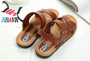 Soldes Exceptionnelles Afrique : Sandales et Claquettes d'Été en Cuir pour Hommes à Bout Ouvert – Déstockage à Prix Imbattable - Product Image 4