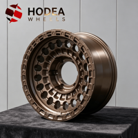 Jante HODEA 17x9 forgée avec système Beadlock, 6x139.7, jante tout-terrain durable pour Toyota, Nissan, Ford, Tacoma, 4Runner, D-Max