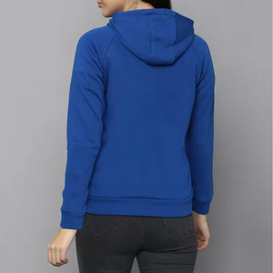 Sudadera con capucha y cremallera ligera de manga larga para mujer en el estilo personalizado más vendido para ropa de calle de invierno ropa informal sudaderas con capucha - Product Image 3