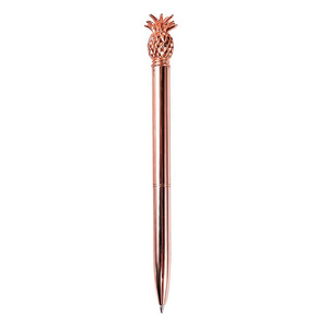 Hot Selling 3D Pineapple Top Twist Metal Ballpoint <b>Pen</b> Rose Gold Gold <b>Silver</b> Luxury Decorative Gift Wedding Souvenir - Product Image 5
