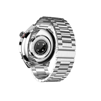 Reloj Inteligente Deportivo con Correa de Acero, el Mejor Reloj Inteligente Deportivo para Hombre con Respuesta a Llamadas, Monitoreo de Salud, Reloj Inteligente Redondo para el Cuidado de la Salud