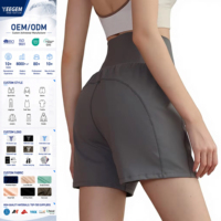 Shorts décontractés amples pour femmes avec logo personnalisé, taille haute, respirants, avec cordon de serrage et poches latérales, confortables pour la détente, la marche et la plage