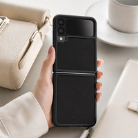 Étui de protection 2-en-1 en TPU+PC de style premium, double couche, avec autocollant concave extérieur anti-chute pour téléphone pliable Z Flip7 Z Flip8