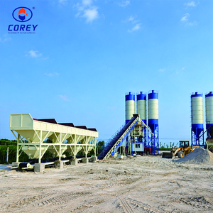 Fixed Modular Belt Conveyor Automated <b>Feed</b> Rapid Setup Flexible Custom Layout Concrete Batching <b>Plant</b> - Product Image 2