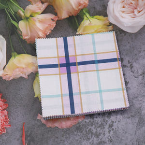 Nhà máy cung cấp hình học Quilting quyến rũ gói vải vuông chắp vá bông vải nhà dệt vải hình học - Product Image 3