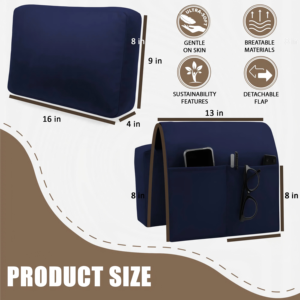 Sillón Reclinable Personalizado con Cojín de Soporte para el Cuello y Bolsillo Lateral para Almacenamiento, Almohada Reposacabezas para Relajación en el Hogar - Product Image 2