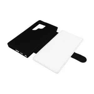 Customized Blank Sublimation PU Leather Wallet Case With Magnetic Closure Cover Card Slot Holder For Galaxy S24 /S24 Ultra/S24+