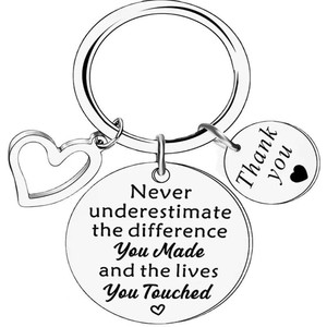 Llavero de Metal de Acero Inoxidable Personalizado para Maestros, con la Frase 'Plantan Semillas que Crecen', Regalo de Agradecimiento para el Día del Maestro, Navidad - Product Image 1