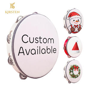 <span class=keywords><strong>Tambourin</strong></span> en bois personnalisé OEM 4'' 6'' 7'' 8'' 10'' en gros pour mariage et Noël - Product Image 1