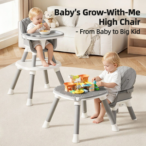 Table d'étude multifonctionnelle 5 en 1 pour enfants, réglable en hauteur, avec chaise à bascule et siège <span class=keywords><strong>rehausseur</strong></span> pour <span class=keywords><strong>repas</strong></span> - Product Image 2