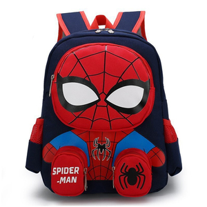 Mochila escolar de poliéster con diseño de dibujos animados 2024 para niños, mochila para libros de jardín de infantes, mochila escolar para niños y estudiantes