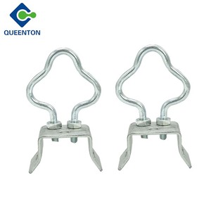 Crochets de câble à fibre optique Support <span class=keywords><strong>Fixation</strong></span> de câble Ancre Pince de suspension de type cale - Product Image 1