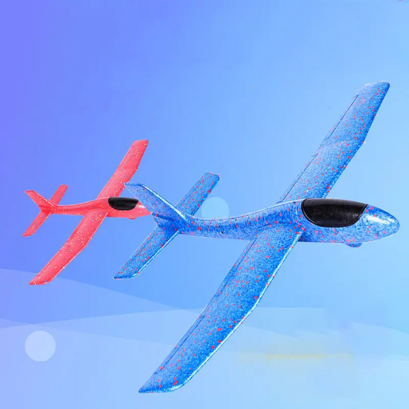 गर्म बेच 2022 उड़ान हवाई जहाज खिलौने बच्चों आउटडोर पुस्तिका फेंकने हाथ ग्लाइडर हवाई जहाज EPP फोम खिलौना प्रत्यक्ष आपूर्ति