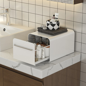 Étagère de rangement en métal moderne à deux niveaux, anti-poussière, porte-gobelets, boîte de rangement pour tasses, étagère pour théière et <span class=keywords><strong>machine</strong></span> à café, utilisation sur le comptoir - Product Image 2