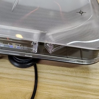 Barre lumineuse d'avertissement pour véhicule, mini LED 12V/24V 60W, lentille transparente de 20 pouces, nouvelle condition, faisceau combiné, angle de faisceau large, fixation magnétique puissante au plafond