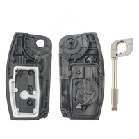 SZMAISHI Clé télécommande pliable à 3 boutons 2S6T-15K601-AB 433 MHz pour F-ord Focus Fiesta Mondeo Transit Tourneo 2004-2012 Lame FO21