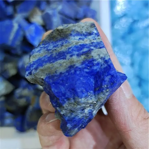 Đá <span class=keywords><strong>Lapis</strong></span> <span class=keywords><strong>Lazuli</strong></span> tự nhiên, đá thạch anh thô, đá bán quý thô, đá quý đã được mài nhẵn bán buôn - Product Image 3