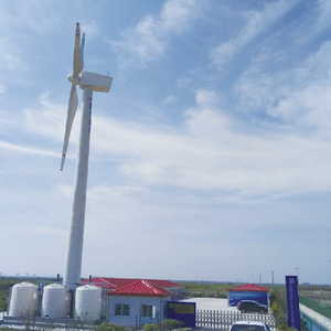 Hệ thống tua bin gió trục đứng <span class=keywords><strong>100kW</strong></span> 380V, máy tua bin gió nằm ngang cho robot công nghiệp - Product Image 3