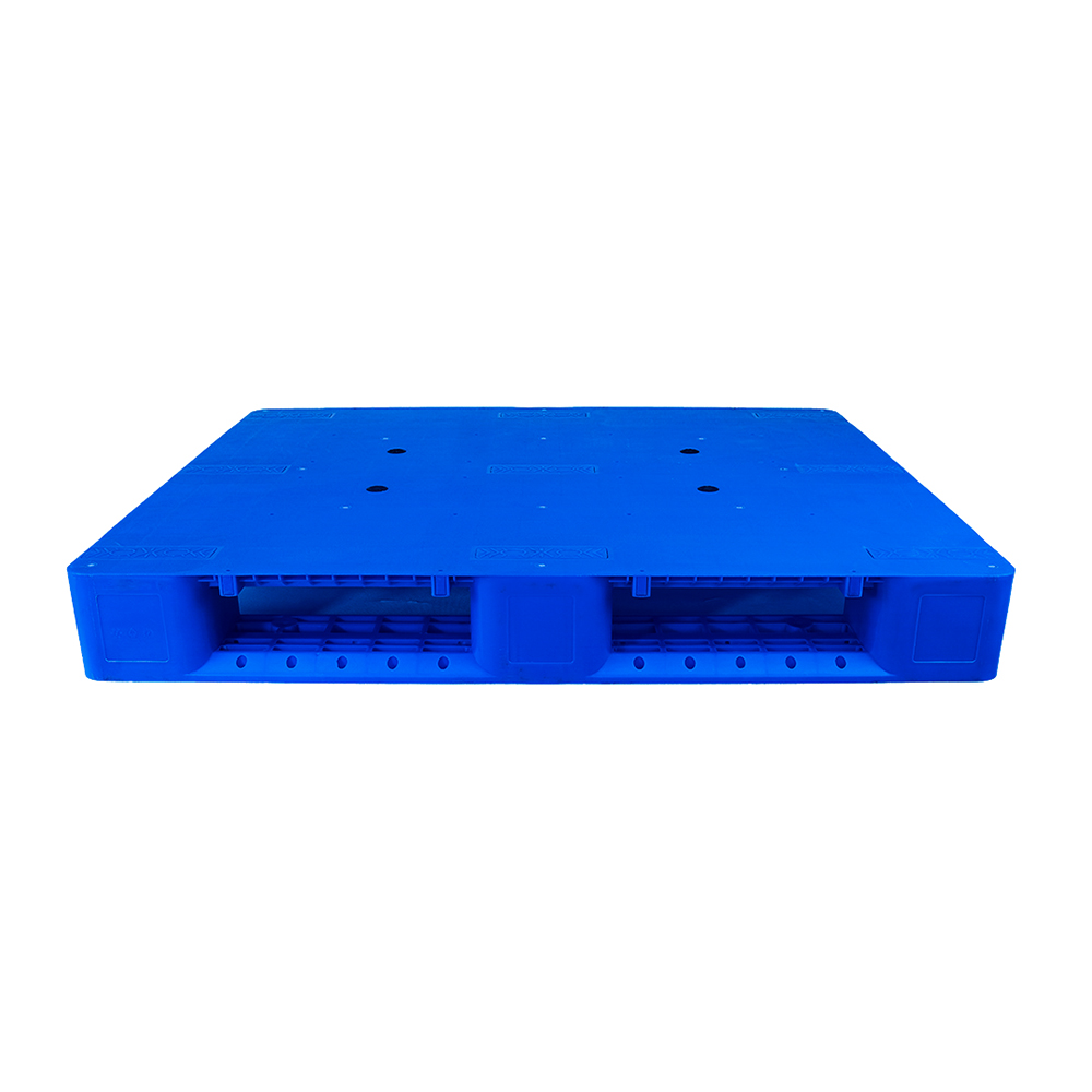1200x1000x150mm 3 Runners with Flat Top Hygienic Plastic Pallets and Steel Pipes Reinforce Tray