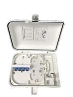 Boîtier de distribution de fibre optique extérieur FCJ 16 cœurs pour câble non coupé, avec répartiteur 1:8, 1:16, 1:24