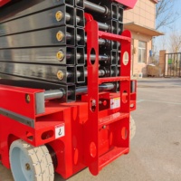 Plataforma Elevadora Eléctrica Móvil Tipo Tijera Berui GTJZ06, Altura de Trabajo de 8m, Acero, Capacidad de Carga de 450kg, para Materiales de Fábrica
