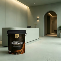 Revêtement liquide mat en terrazzo de pierre lavée acrylique VALIDEA pour intérieur et extérieur, imperméable, antidérapant, durable