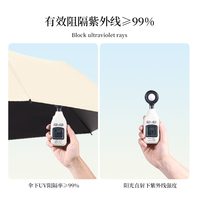 Parapluie manuel à trois volets à huit os de style chinois nouveau produit robuste et durable