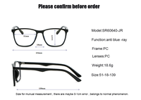 Nouvelles lunettes progressives anti-lumière bleue, monture optique tendance, lunettes de créateur pour ordinateur