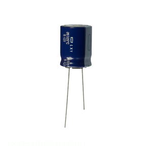 ตัวเก็บประจุแบบ Through Hole ยี่ห้อ Manufacturer Channel รุ่น 1500 uF CAP ALUM 1500UF 20% 25V RADIAL LXY25VB152M16X20LL - Product Image 1