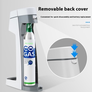 Máquina comercial <span class=keywords><strong>de</strong></span> <span class=keywords><strong>agua</strong></span> con gas para el hogar, <span class=keywords><strong>dispensador</strong></span> <span class=keywords><strong>de</strong></span> bebidas carbonatadas caseras, aprobación directa para tienda <span class=keywords><strong>de</strong></span> té con leche, Plástico - Product Image 3