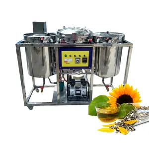 High Efficiency Red Palm Oil Refining machine mini peanut cotton seed oil refinery plant