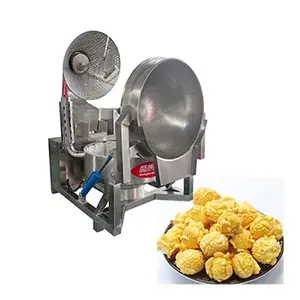 New design mushroom automatic commercial pop corn kettle machine professional production line for making popcorn