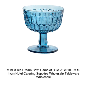 ถ้วยไอศกรีมบลูคาเมโลต์ 28 ซล. M1934 สูง 10 ซม. เส้นผ่านศูนย์กลาง 10.8 ซม. - Product Image 2