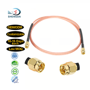 Cavo Coassiale RG316 con Connettore SMA Maschio a SMA Maschio per Dispositivi <span class=keywords><strong>RF</strong></span> e Connessione Moduli Wireless Cavi per Comunicazione <span class=keywords><strong>RF</strong></span> - Product Image 1