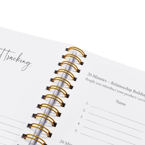 Servicios de Impresión de Libros, Organizador Personalizado de Tapa Dura, Cuaderno de Tapa Dura, Diario de Fitness y Turismo, Planificador de Presupuesto con Caja - Product Image 3