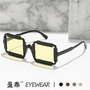 Eyewear <b>Square</b> <b>Sunglasses</b> UV400 PC Frame Unisex Fashionable Street Style - Product Image 1