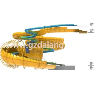 Фабрики-водные игры в Китае водные игры оборудование и развлечения из стекловолокна водная горка