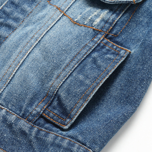 Chaqueta vaquera para niños pequeños, ropa de abrigo informal para primavera y otoño, diseño con botones, abrigo cómodo y moderno para niños pequeños, uso diario - Product Image 6