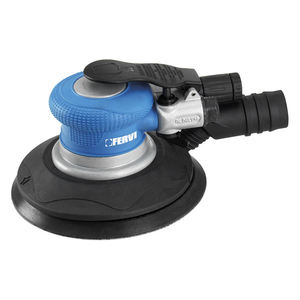 Lijadora orbital aleatoria neumática Fervi 0419 150 mm para madera, metales y plásticos, órbita de 5 mm - Product Image 1