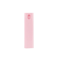 Bouteille de désinfectant pour les mains de parfum coloré en plastique carré de 10ml avec pulvérisateur à pompe bouteille de pulvérisation de brume fine