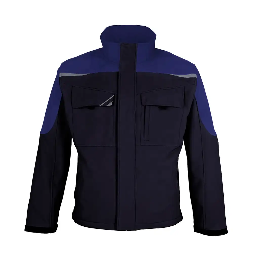 Erkek iş su geçirmez giyim özelleştirmek normal donanma üniforma softshell ceket