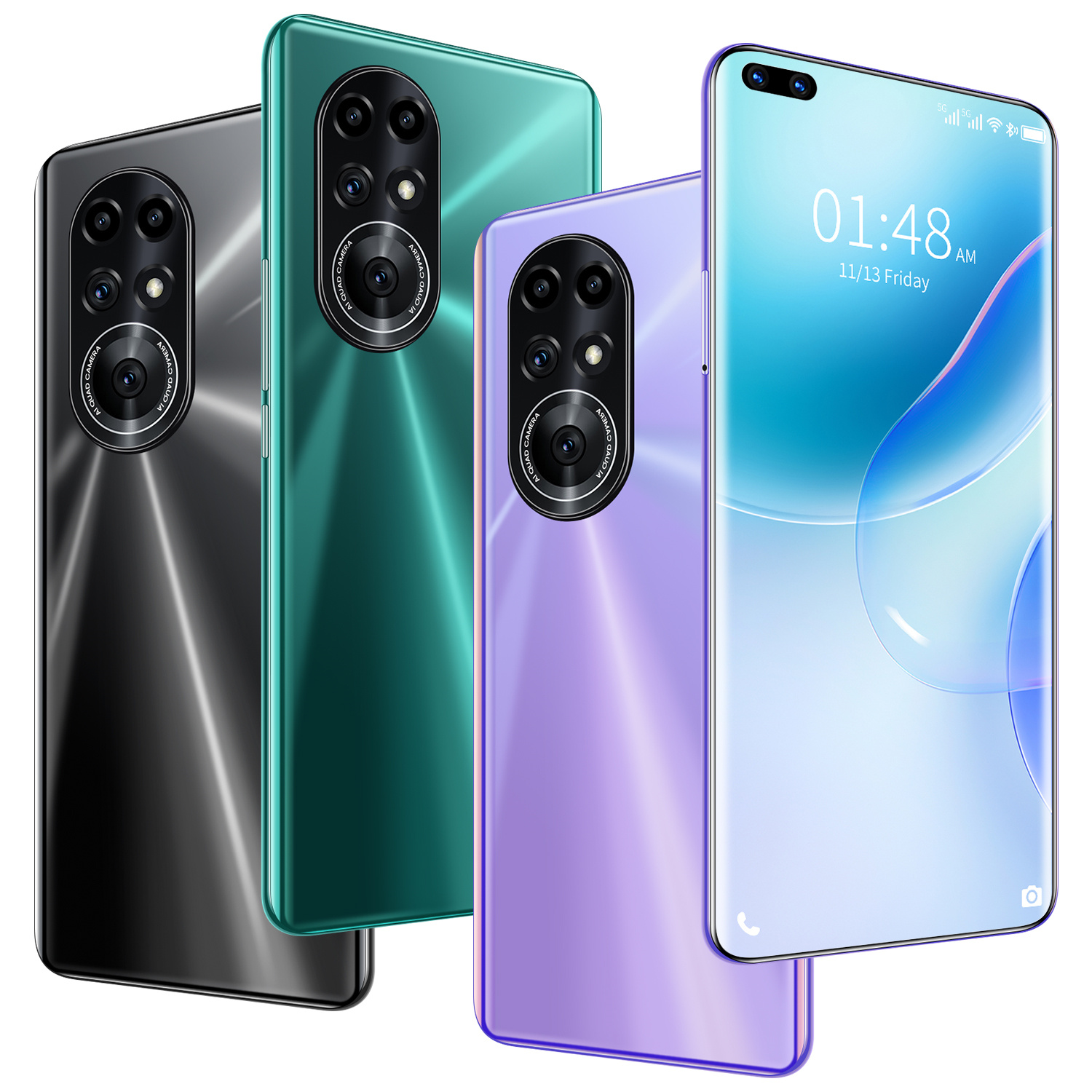 Разблокированный смартфон Novo 8 Pro, 7,3 дюйма, 1344*2772, MTK6889, 10 ядер, Android, 16 ГБ + 512 ГБ, 5G, 6800 мАч, мобильный телефон с большой емкостью