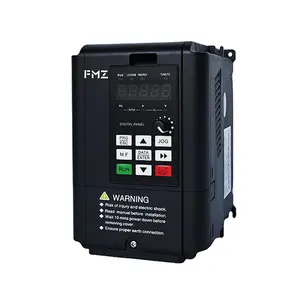 变频器VFD电机驱动通用VFD矢量控制交流驱动5.5kW 7.5kW单相到单相VFD