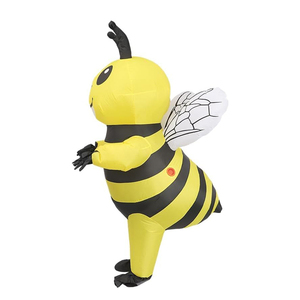 Costume d'abeille gonflable coloré et amusant pour enfants, accessoires d'animaux licorne pour fête créative d'Halloween - Product Image 2